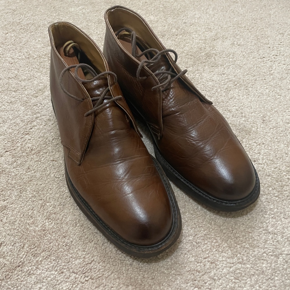 Frye Jim Chukka Cognac 9.5